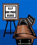 Are 1 Page Blogs Dead?